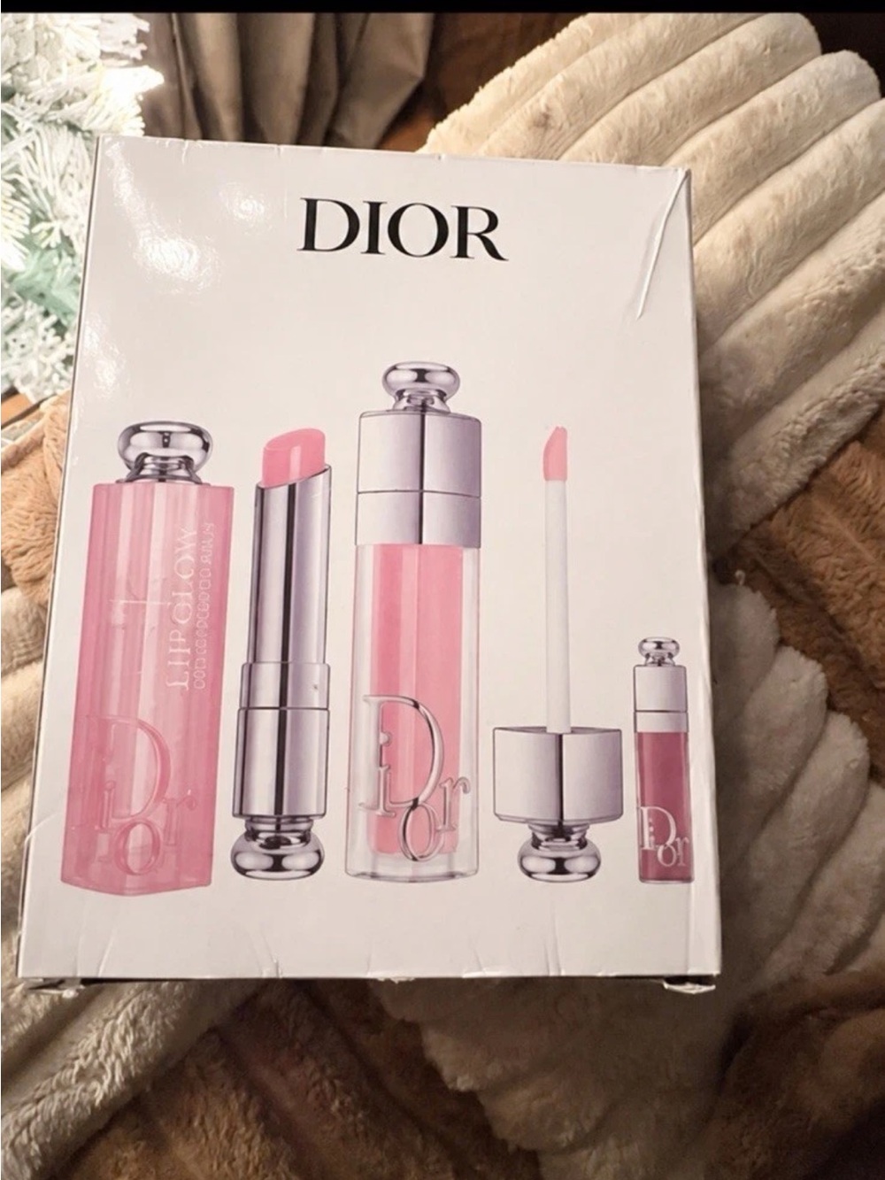 Dior Lip Glow & Gloss Set — Light Pink